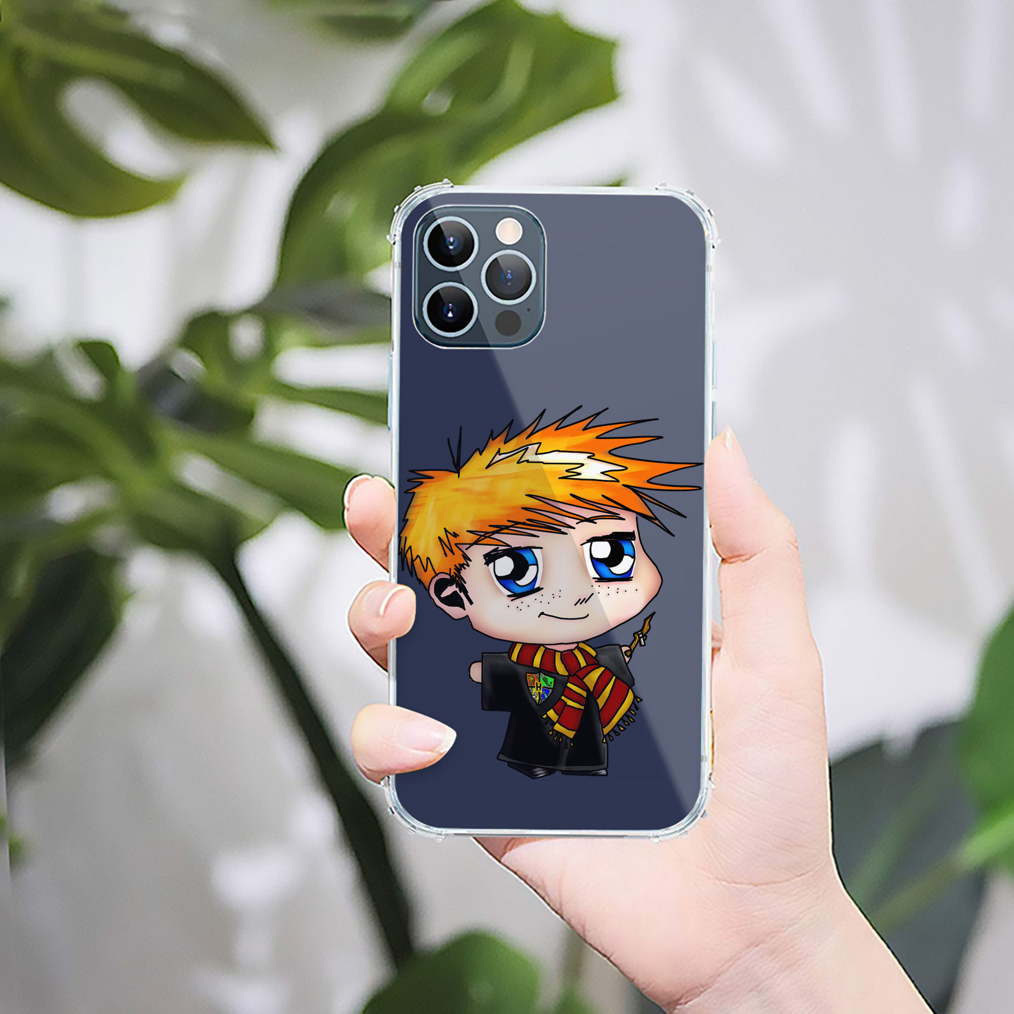 （画像用） Harry Potter ハリー・ポッターシリーズ 【iPhone 12シリーズ対応】透明スマホケース（クリアソフトケース）